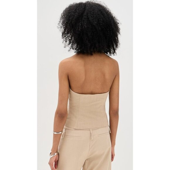 Lioness Daydream Halter Top in Deep Wheat - Picture 3 of 5